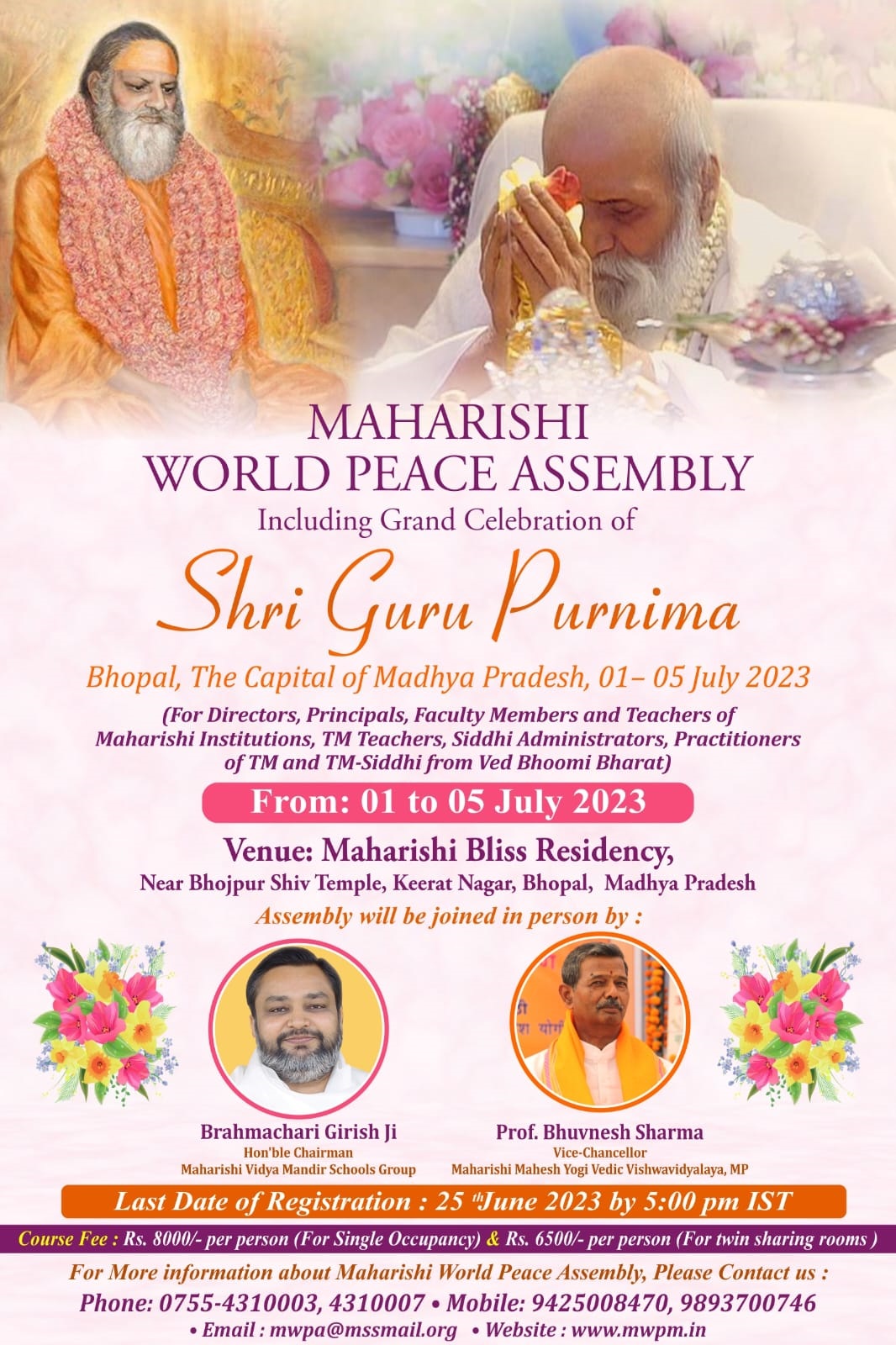 MAHARISHI WORLD PEACE ASSEMBLY 2023
