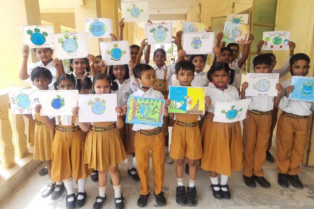 MVM Prayagraj Naini ADA Colony  Earth Day Celebration 2022